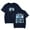 Navy, variant on Karan Aujla It was All A Dream Tour 2025 Merch T-Shirt Women Men Crewneck Casual Short Sleeve Tee