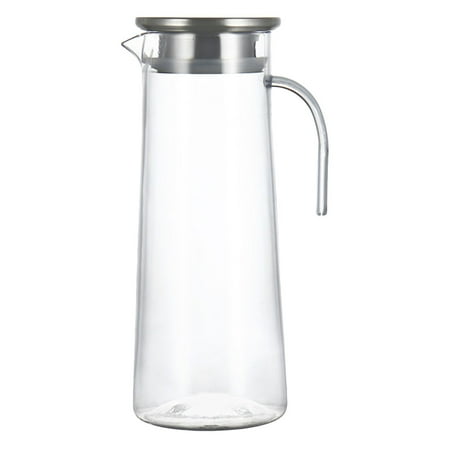 

Clear Water Pitcher Acrylic Ice Water Pitcher Kitchen Beverage Pitcher Drinking Pitcher with Lid