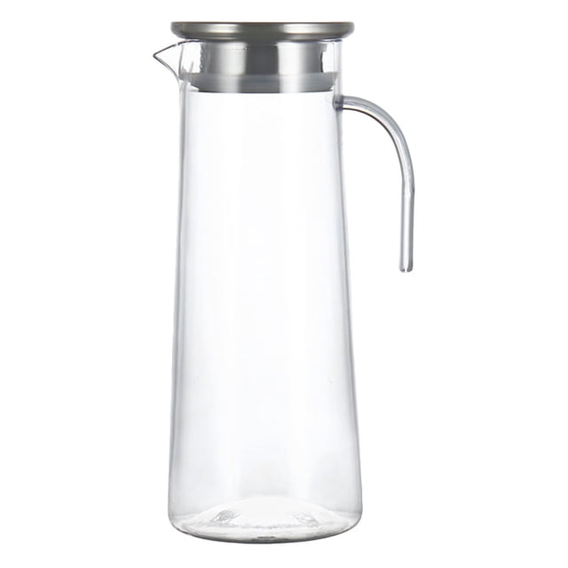 MasteelfCA Clear Water Pitcher Acrylic Ice Water Pitcher Kitchen Beverage Pitcher Drinking Pitcher with Lid