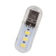 thumbnail image 4 of Matsuzay Luz nocturna de plástico 3 LED 3-5V 200LM 3000K/7000K Interfaz USB Banco de energía para el hogar Adaptador de carga Lámpara de Electrónica, 4 of 6