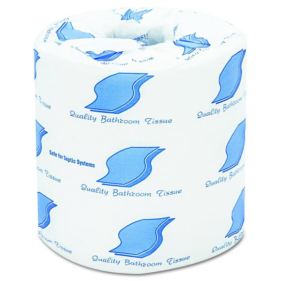 General Supply 800 Papier Hygiénique, 2 Épaisseurs, 420 Feuilles par Rouleau, Blanc (Caisse de 96 Rouleaux)