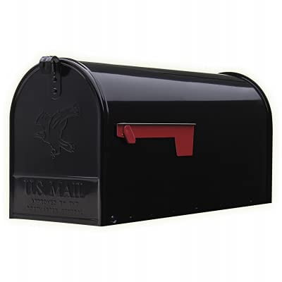 Buzón Gibraltar E1600BAM Elite Montaje en Poste Grande Negro