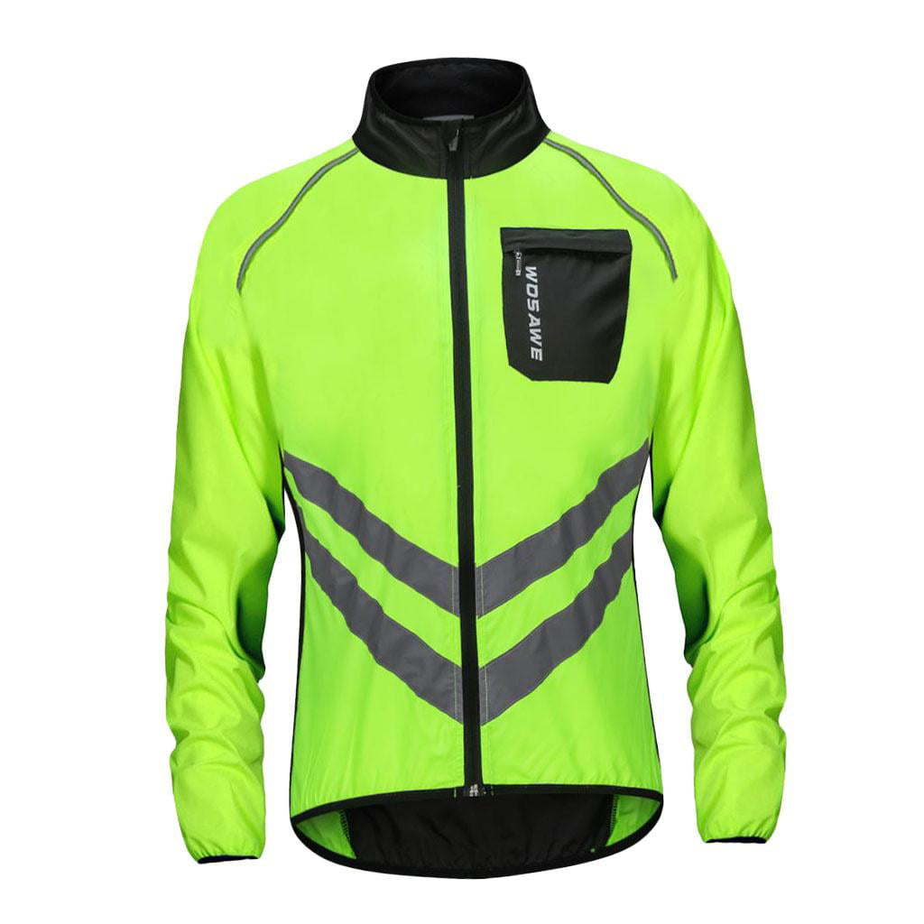 Cycling Jersey Jacket Bike Long Sleeve Breathable Shirt 3 Pockets Tops Shirt 