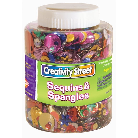 Creativity Street® Sequins & Spangles Shaker Jar, 250 gm