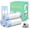 Blue Bags, variant on 80 Count Litter Bags, Self Cleaning Litter Box Liners, 18.2 x 18.2 inches Drawstring Bags Fit for Automatic Robot Box (80 Counts/4 Rolls)