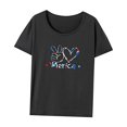 thumbnail image 3 of Camiseta para mujer, ropa de verano, camiseta con cuello redondo para vacaciones en la playa, regalo para mujer SG, 3 of 7