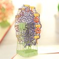 thumbnail image 4 of CxhicLuv Stereoscopic Ferris Wheel Greeting Card, Art Toy, With Envelope, Ideal for Birthdays, Anniversaries, Writes Wishes, Suitable for Gift Givers, Purple, 4 of 7