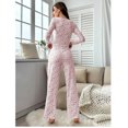 thumbnail image 2 of The ladies' fall/winter casual floral set can be worn as an outer garment., 2 of 7