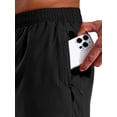 thumbnail image 5 of MIER Men's 5 Inch Inseam Running Shorts with Zipper Pockets, 5 of 6
