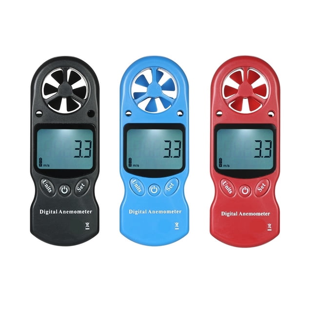 Handheld Digital Anemometer Wind Speed/Temperature/Wind Chill/Heat Index/Point/Barometric Pressure