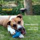 thumbnail image 4 of Juguetes para perros chirriantes para masticadores agresivos: pelota de goma para masticar cachorros con chirriador, juguete para mascotas casi indestructible y duradero para razas medianas y grandes Xemadio WRMH-1270, 4 of 7