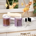 thumbnail image 7 of Lilac Stripes with Blossom Flowers Translucent Plastic Cans Storage Canisters with Lid Set of 2, 7 of 7