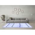 thumbnail image 3 of Ahgly Company Indoor Rectangle Solid Blue Modern Area Rugs, 8' x 10', 3 of 4