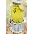Estilo Glass Mason Jar Dispenser Drink Dispenser with Spigot (Leak