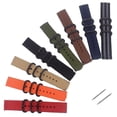 thumbnail image 4 of 22mm Universal Smartwatch Nylon Wrist Band 3 Buckles Replacement Watch Strap (Straight Pin), 4 of 4