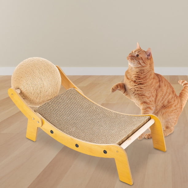 Sofá rascador para gatos, moderno, duradero, resistente al desgaste, cama de salón para gatos, tabla rascadora para moler, reposapiés, juego de gatos 50cmx25cmx21cm