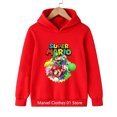 thumbnail image 3 of Sudadera de moda para niños y niñas, suéteres de dibujos animados, ropa de otoño para niños, sudaderas con capucha Bros, 3 of 5