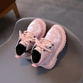 thumbnail image 6 of Fjofpr Girls Shoes Toddler Girls Boots Sizes 4-8 Fall Girls' Boots Children's British Style Short Boots Fashionable For Middle And Older Children 2-2.5Years, 6 of 9