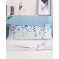 thumbnail image 2 of Blue Eucalyptus Body Pillow Covers, Botanical Plant Rustic Branch Floral Soft Bed Throw Pillowcases Breathable Cooling Long Lumbar Body Pillow Sham Cover for Bed Sofa 20''x54'', 2 of 7