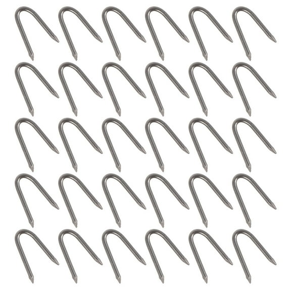HOOWIFFY Fixing Fences Metal Nail 140pcs Iron Silver Handyman for Garden