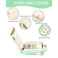 thumbnail image 5 of Soda Candy Bible Cover Case for Women, Large Chenille Letter Bible Bag with Shoulder Strap Bible Carrying Tote Bags for Bible Study Accessories, for Women Lady, 5 of 7