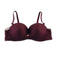 thumbnail image 2 of Byworldtasic Ladies Elegant Lace Push‑Up Bra Underwire Support Bra Multi‑Hook Back Closure Daily Wear Bra, 2 of 6