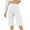 White, variant on Mlzmgr Shorts for Women High Waist Button Cargos Stretch Comfy Knee Length Pants with Pockets Casual Work