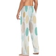 thumbnail image 6 of FREEAMG Colorful Circles Print Pajama Pants for Men, Men's Separate Bottoms, Pure Cotton Comfortable Lounge Pants?103?, 6 of 7