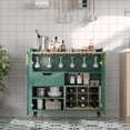 thumbnail image 1 of Liquor Cabinet with Wine Racks and Buffet Sideboard, Modern Coffee Bar Cabinet with Fluted Texture and Storage Drawers for Kitchen, Dining Room, Living Room, 1 of 7