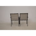 thumbnail image 4 of Outdoor Patio Furniture Set 2 Pieces Wicker Chair Sets PE Rattan Patio Conversation Set Dining Chairs for All-Weather (Grey) 13776, 4 of 8