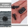 thumbnail image 3 of HAMPPLIES 35 Pieces Black Metal Plastic Engine Splash Shield Guard Bolts for Automotive Hardware Hood Installation, 3 of 6