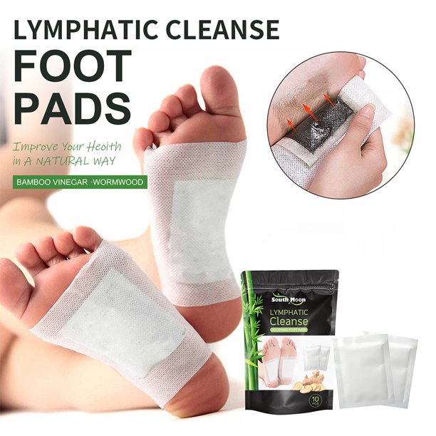 10 Uds. Almohadillas desintoxicantes para los pies para aliviar el estrés almohadilla de desintoxicación para la salud corporal limpieza profunda