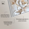 thumbnail image 4 of Lush Floral II Framed High-Gloss Acrylic Glass Wall Art New Floral Wall Art by Art Remedy, White Frame, 10 x 15, 4 of 7