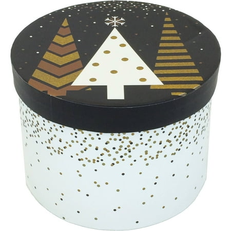 holiday time christmas tree round gift box walmart com holiday time christmas tree round gift box walmart com