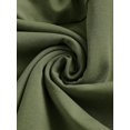 thumbnail image 4 of Army Green Womens Slim Fit Ruched Halter Mini Dress With Tiered Skirt, 4 of 4