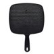 thumbnail image 3 of Large Hand Mirror With Comfy Handle - Big Handheld Mirror For Barber Shops, Hairdressing, Dental Offices, Black, 3 of 5