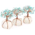 thumbnail image 5 of Decoración de árbol de la vida de 13-16cm de altura con base de chakra piedra energética Feng Shui cristal meditación curación Reiki amuleto de la suerte Prosperi JFHHH pequeña, 5 of 5