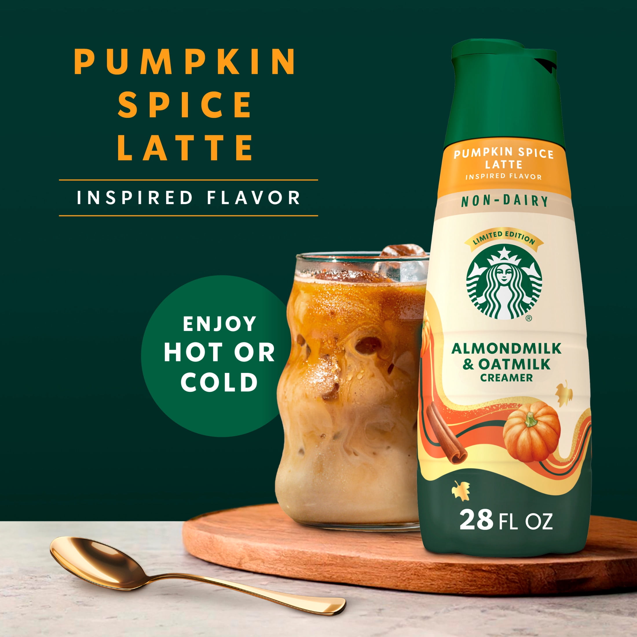 Starbucks Pumpkin Spice Non-Dairy Creamer, 28 fl. oz. Bottle 28 fl oz