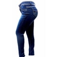 thumbnail image 2 of jack david womens plus size jeans stretchy blue denim jean pants, 2 of 8