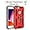 Red, variant on 7 Plus iPhone Case, iPhone 8 Plus Case Screen Camera Protection Extreme Military Armor Dual Layer Protective Ring Kickstand Gold