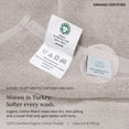 thumbnail image 5 of GOTS Certified, 100% Organic Cotton Bath Towels Set of 6, Made in Turkey - 2 Bath Towels, 2 Hand Towels & 2 Washcloths, Soft & Quick-Dry - Light Beige, 5 of 8