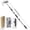 C, variant on Garden Hand Rake Tool Steel, Adjustable 3/4 Handle Weeding Rake, 8-Tine Heavy Duty Weeding Remover Tool for Soil Loosening, Great for Care Garden (8-Tooth Rake + 4pcs Steel Pipe)
