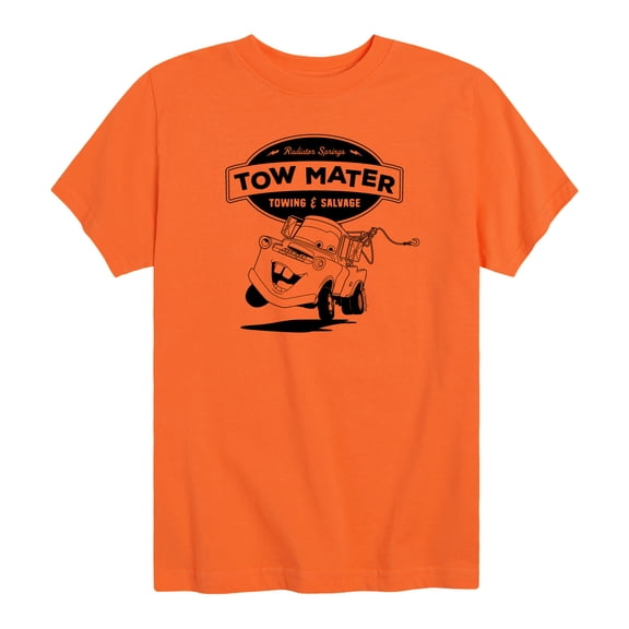 Cars - Tow Mater Towing And Salvage - Toddler Boys Short Sleeve Graphic T-Shirt