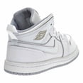 thumbnail image 3 of Jordan 1 Mid BT Todder's Shoes White/Wolf Grey 640735-112 (2 M US), 3 of 6