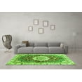 thumbnail image 3 of Ahgly Company Indoor Rectangle Abstract Green Modern Area Rugs, 2' x 5', 3 of 4