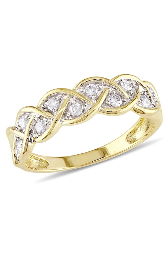 Women's Diamond 10k Yellow Gold Ring
