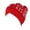 Red, variant on Lroveb Turbans for Women Headwrap Womens Fashion Solid Color Hot Diamond Pearl HeadbWomens Elastic HeadbCap HeadbCap