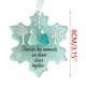 thumbnail image 3 of xihome Adorno artesanal de copo de nieve de cristal marino, recuerdo de amistad, decoracin navideña para colgar en la ventana, 8 cm, 3 of 5