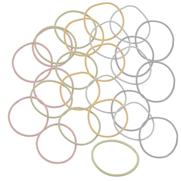 WORGEOUS 100pcs Thin Seamless Hair Ties for Women, Comfortable Stretchy Hair Bands, Basic and Fashionable Ponytail Holders, Hair Ropes