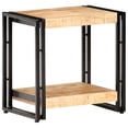 thumbnail image 1 of Mesa auxiliar vidaXL industrial rectangular de madera de mango rugoso, 1 of 9